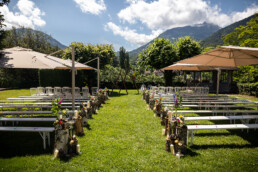 Cérémonie Mariage d'été Château de Faverges